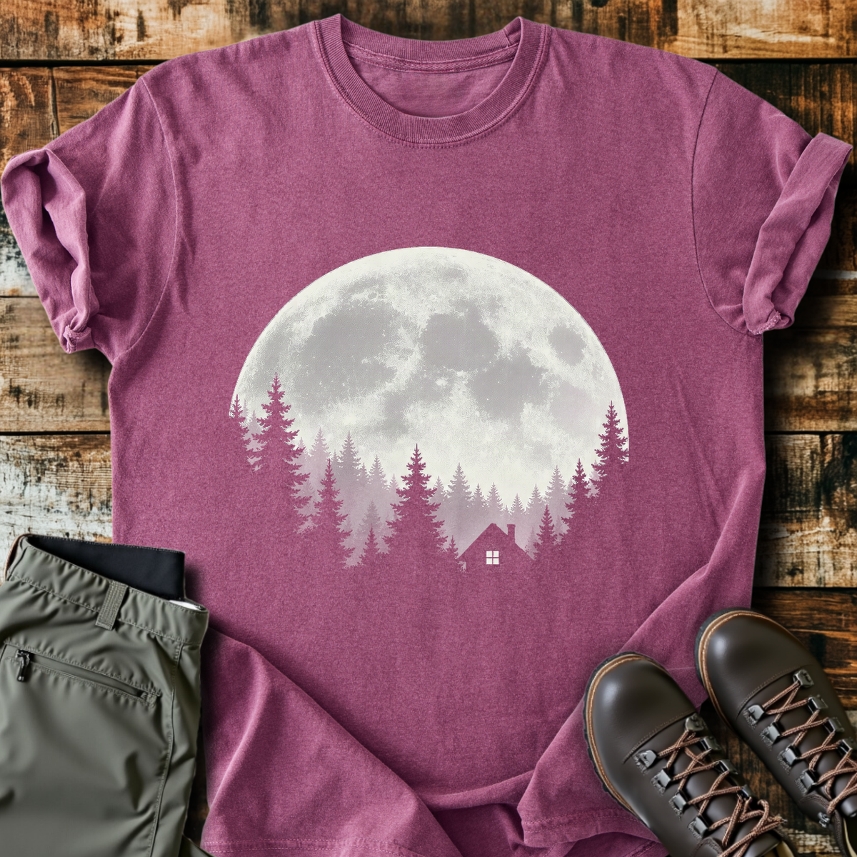Full Moon Cabin T-Shirt product image 2