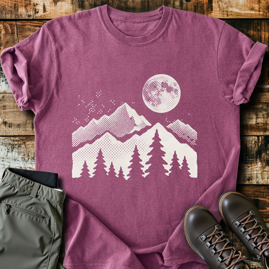 Moonlit Mountains T-Shirt product image 2