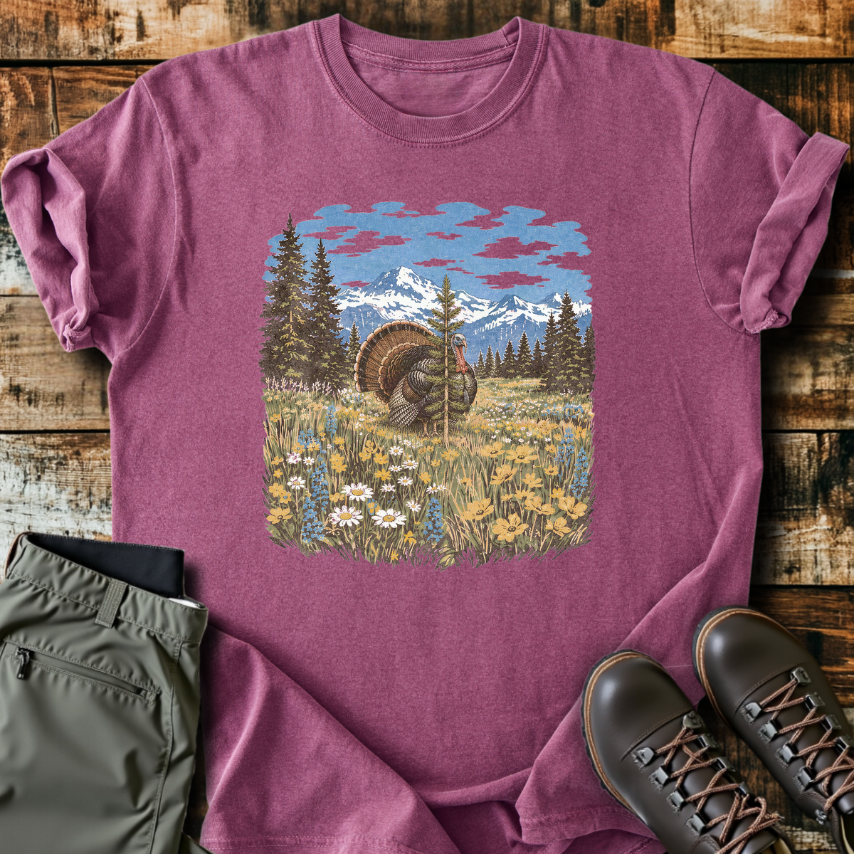 Hiding Turkey T-Shirt product image 3