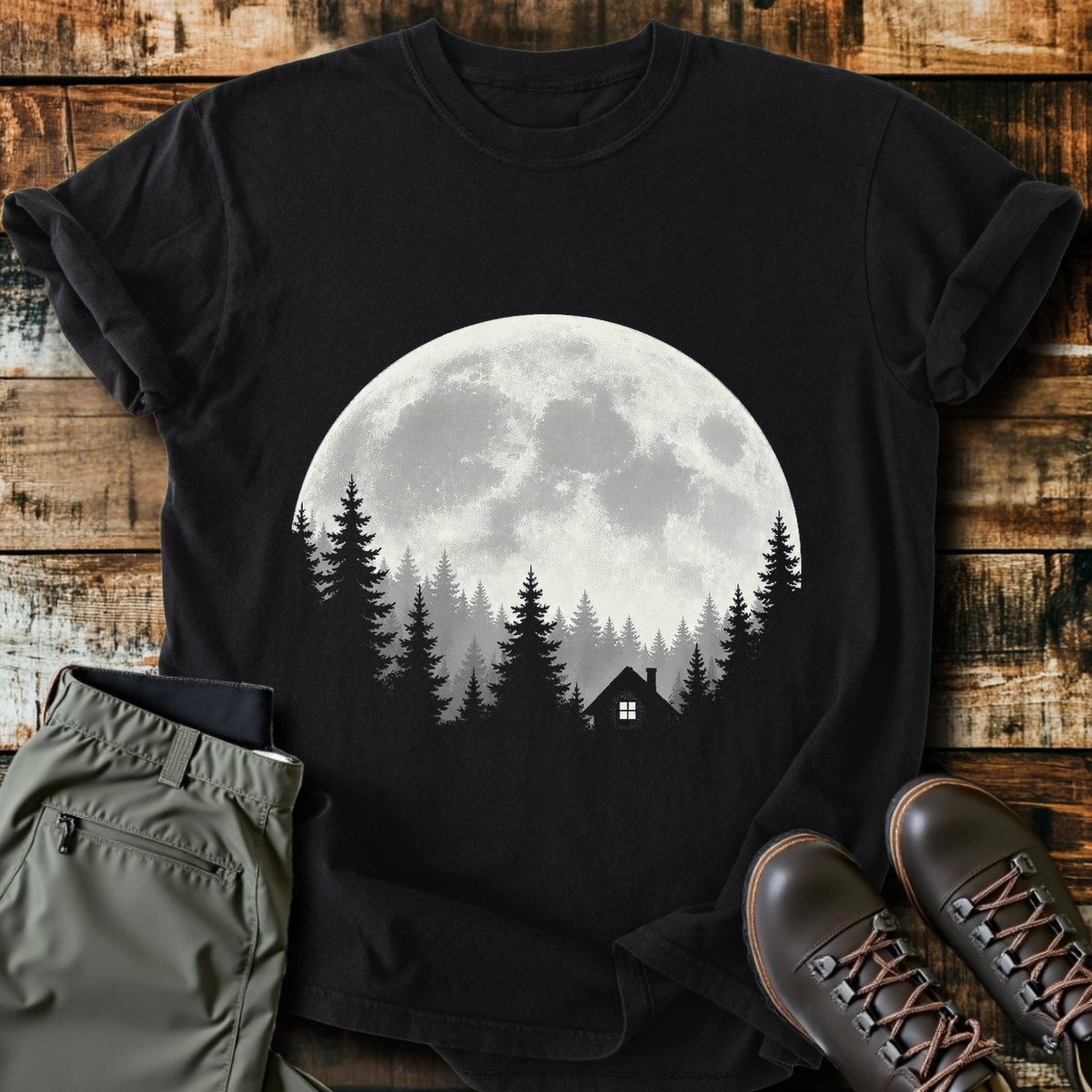 Full Moon Cabin T-Shirt product image 1