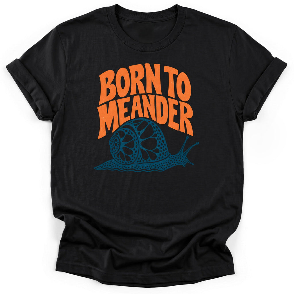 Born To Meander Snail T-Shirt product image 3