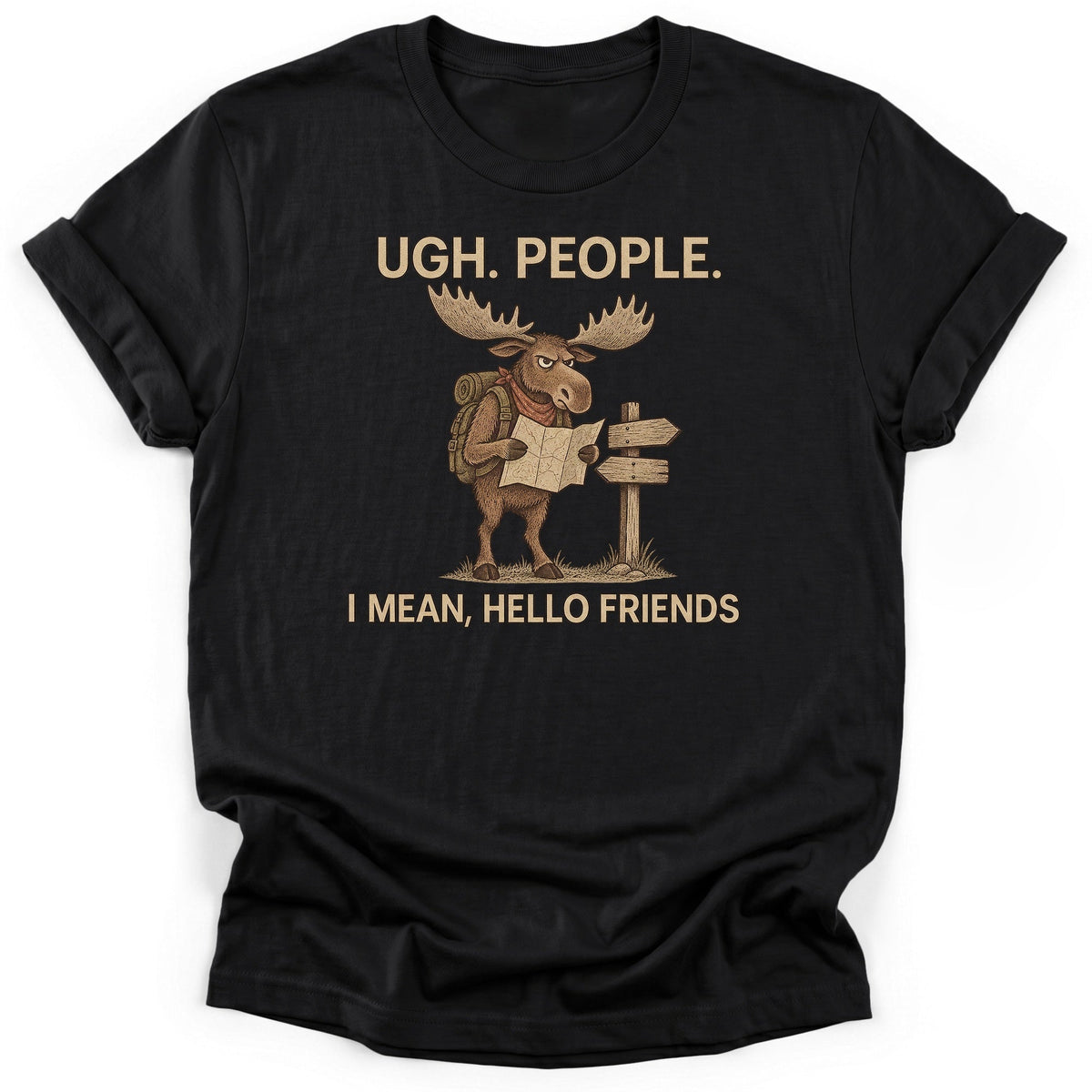 I Hate Everyone I Mean Hello Friends T-Shirt product image 2