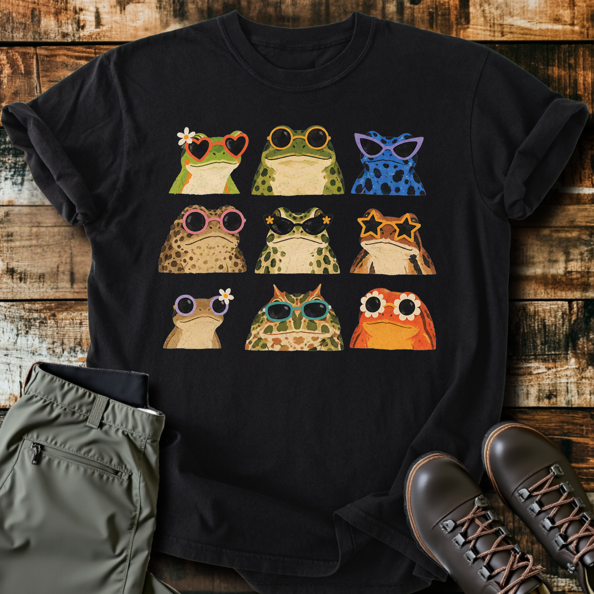 Frogs In Sunglasses T-Shirt product image 4