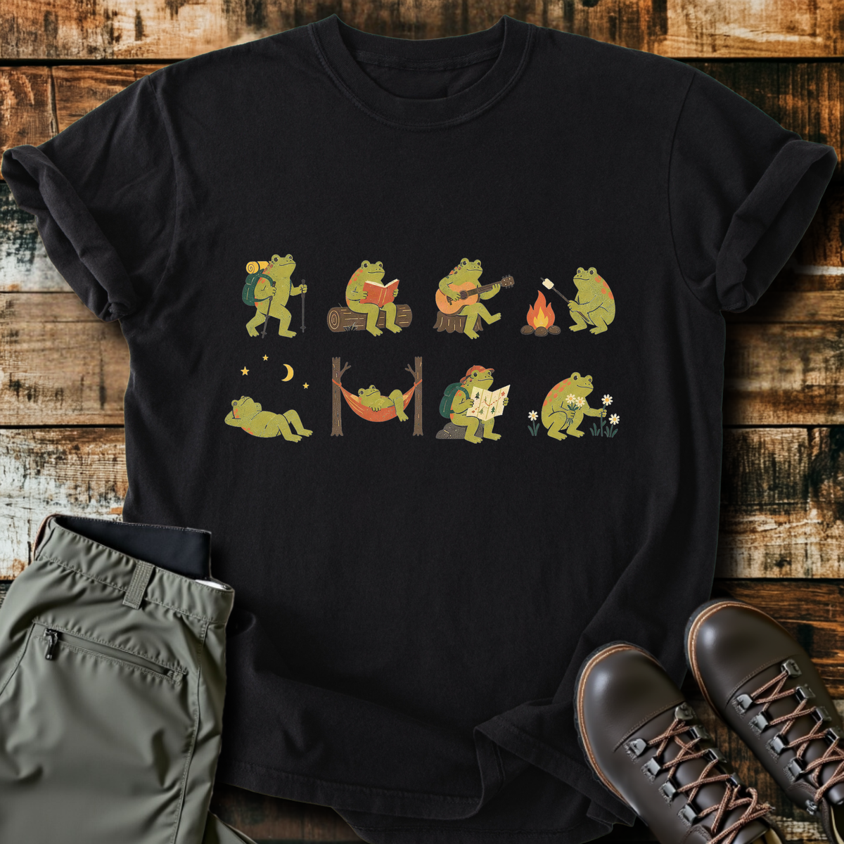Frog Camp Activities T-Shirt product image 3