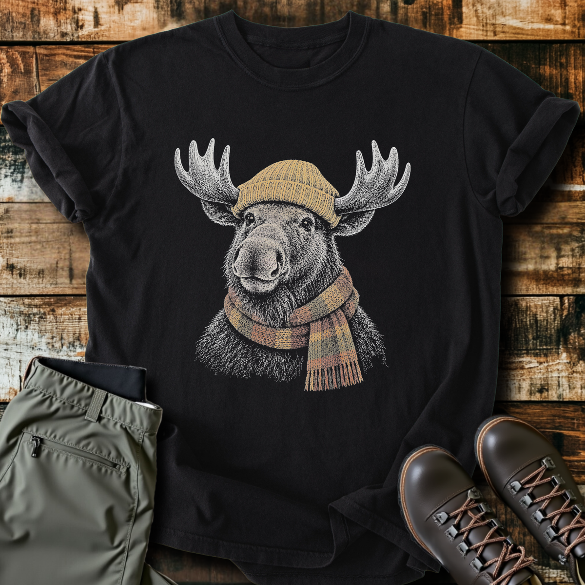 Beanie Moose T-Shirt product image 1