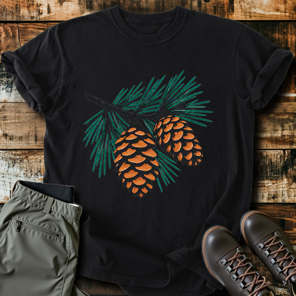Pine Branch Cones T-Shirt product image 2