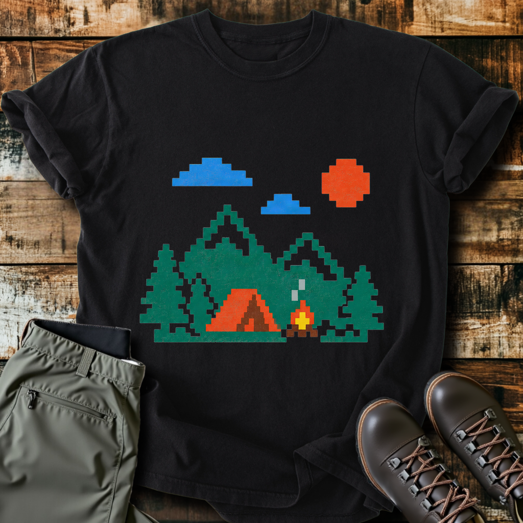 Pixel Campsite T-Shirt product image 4