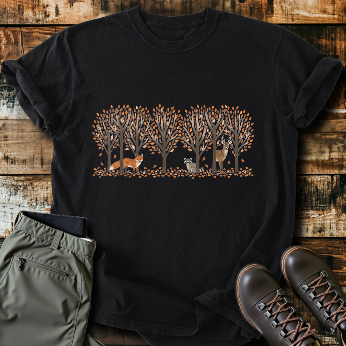 Autumn Forest Frieze T-Shirt product image 3