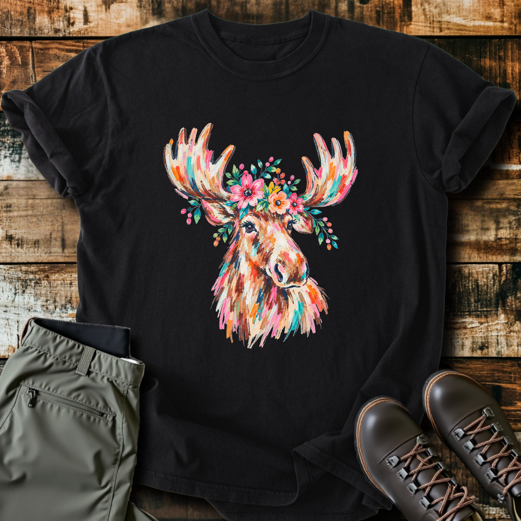 Wildflower Moose T-Shirt product image 2