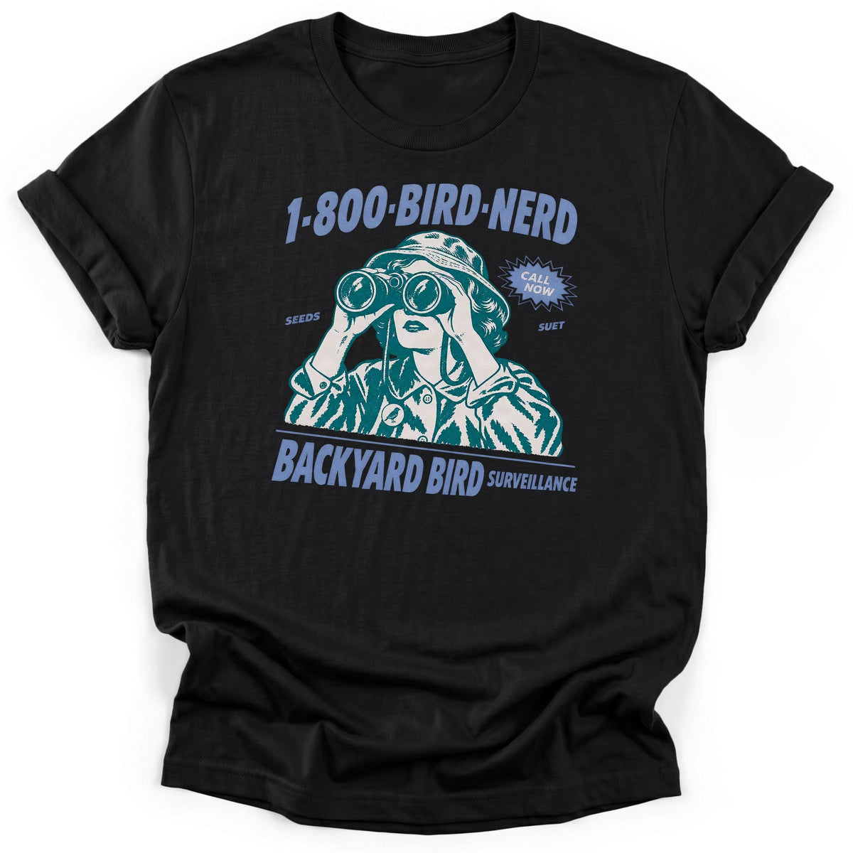 Bird Nerd Hotline T-Shirt product image 1