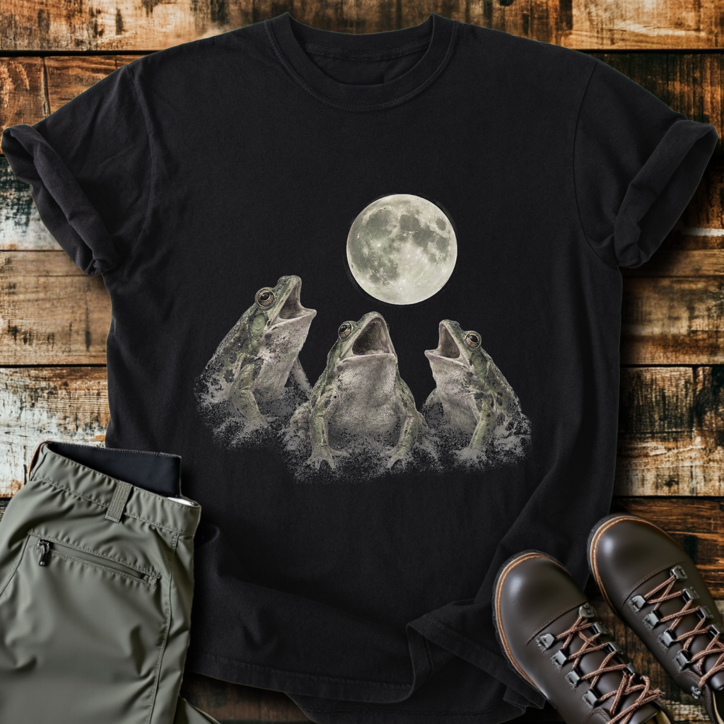 Frogs Howling At The Moon T-Shirt product image 1