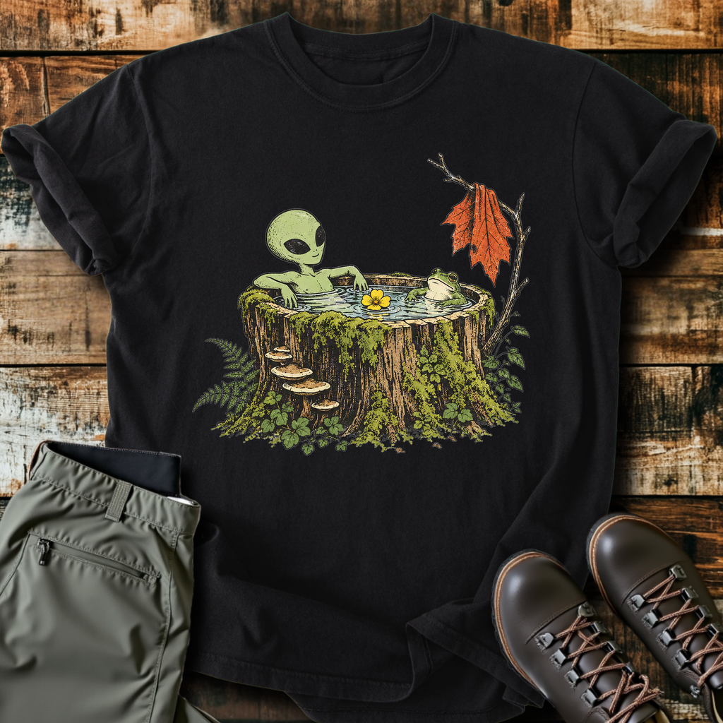 Alien Stump Hot Tub T-Shirt product image 4