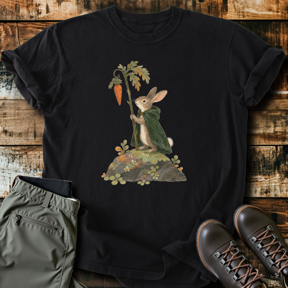 Carrot Staff Rabbit T-Shirt product image 8