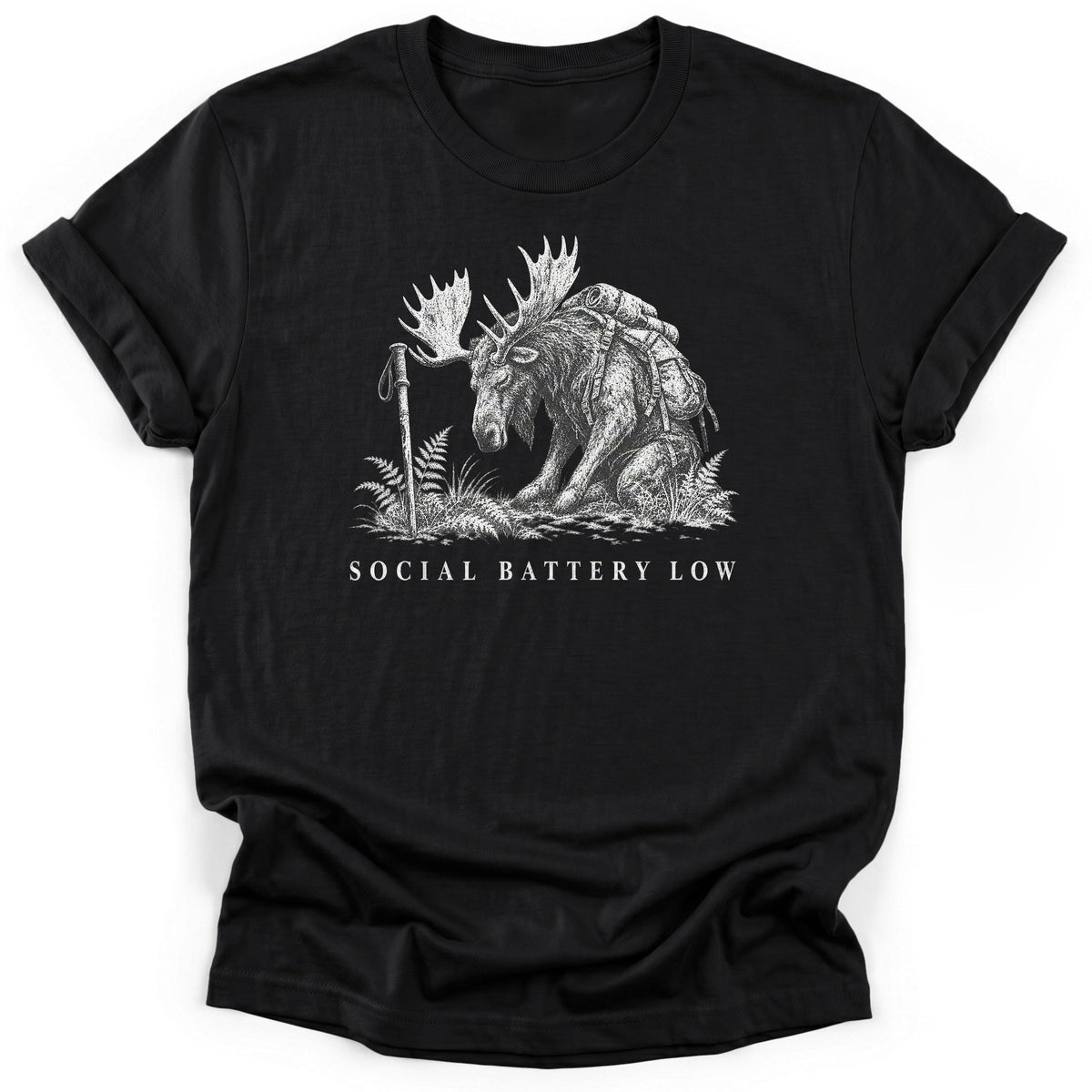 Social Battery Low T-Shirt product image 2