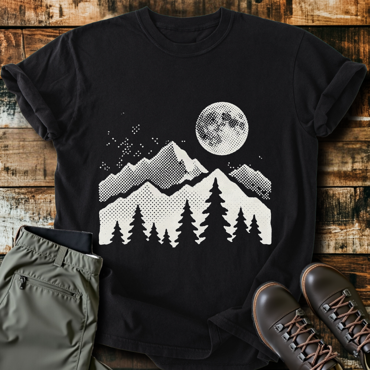 Moonlit Mountains T-Shirt product image 3