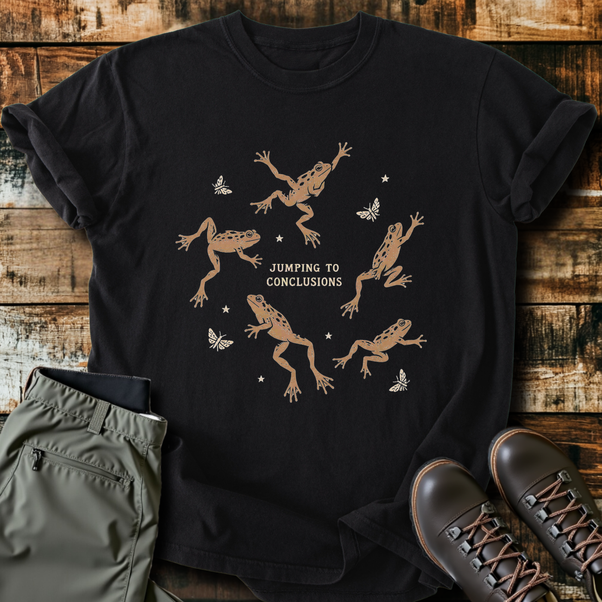 Jumping To Conclusions Frogs T-Shirt product image 1