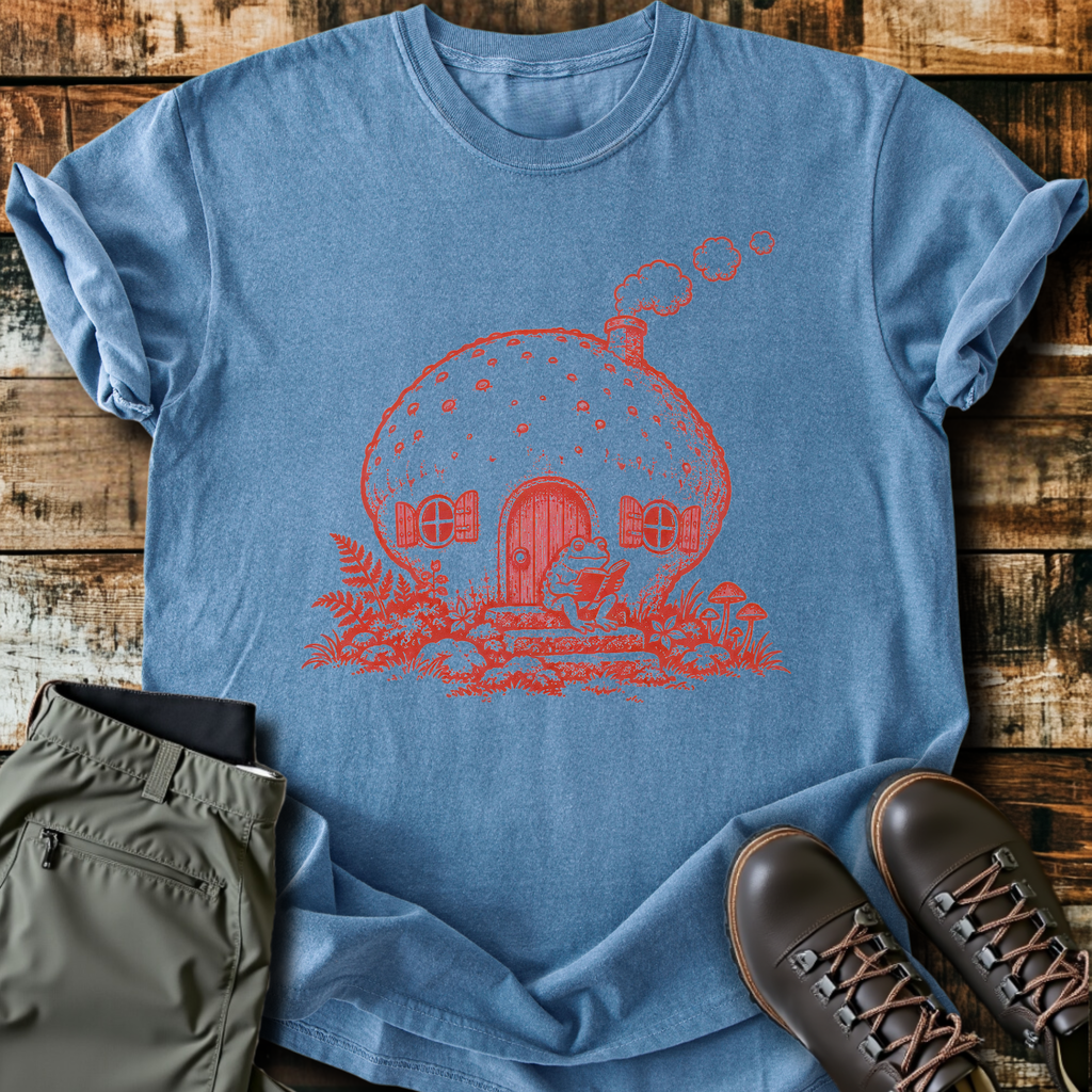 Mushroom House Frog T-Shirt product image 4
