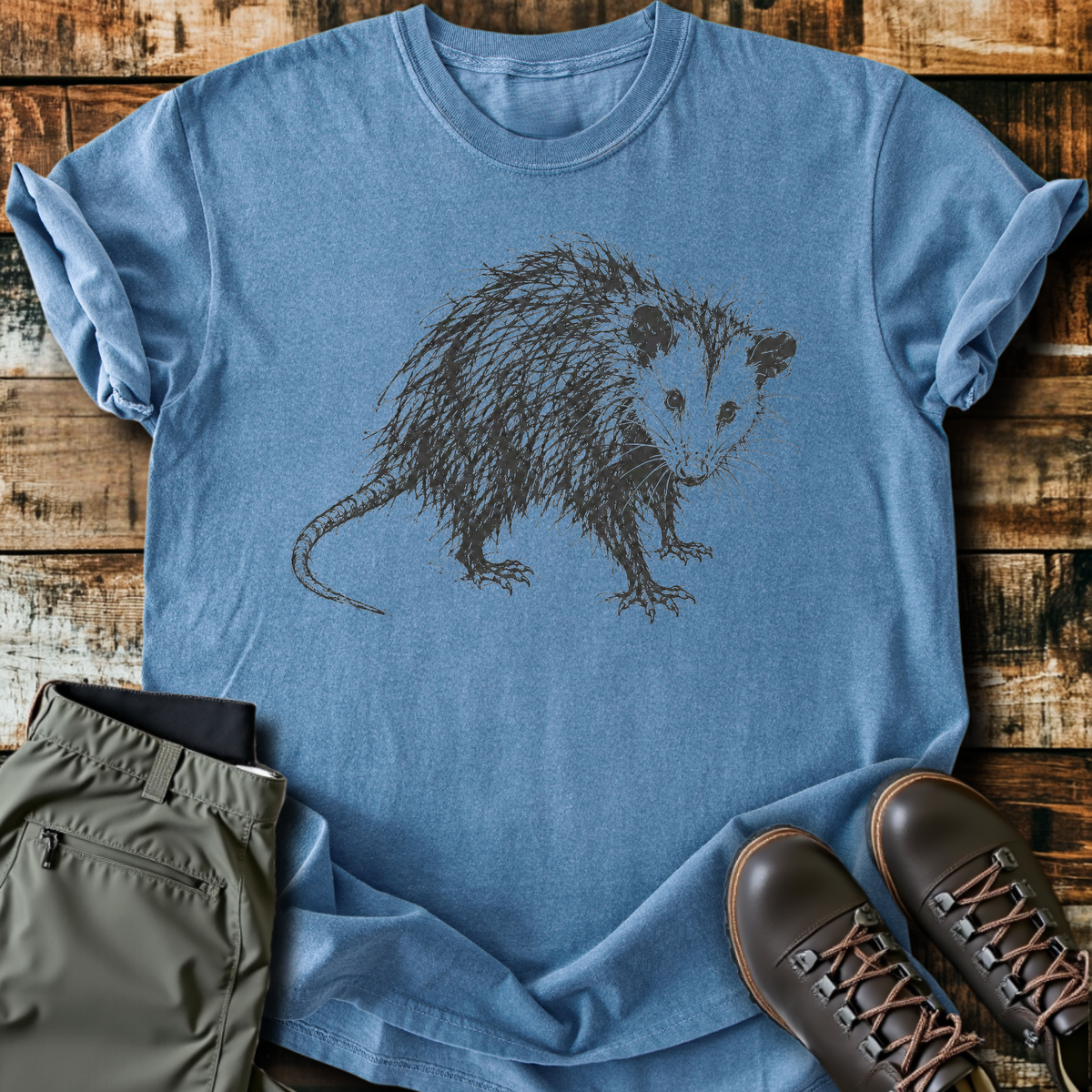 Scribble Opossum T-Shirt product image 1