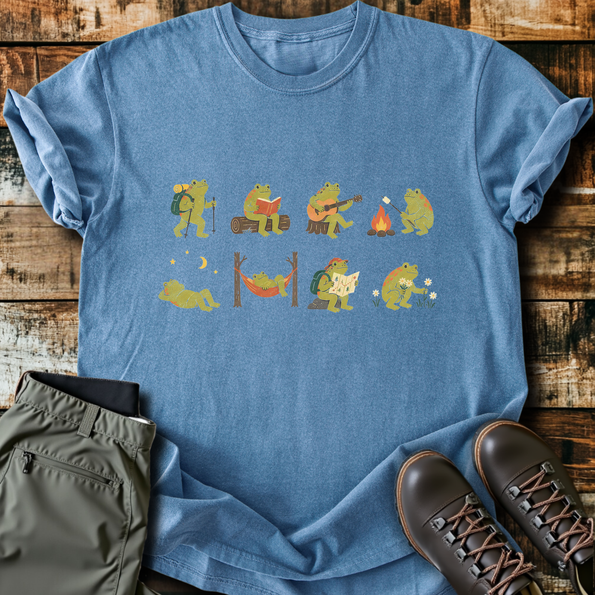 Frog Camp Activities T-Shirt product image 4