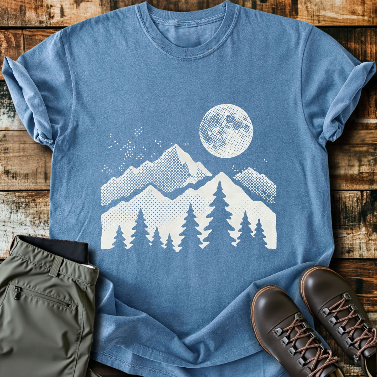 Moonlit Mountains T-Shirt product image 4
