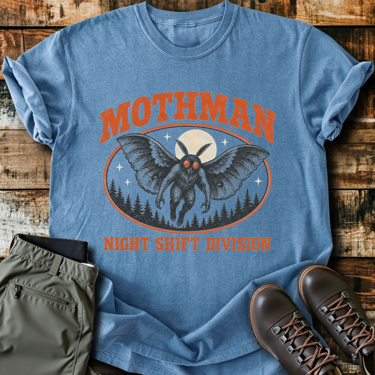 Mothman Night Shift T-Shirt product image 4