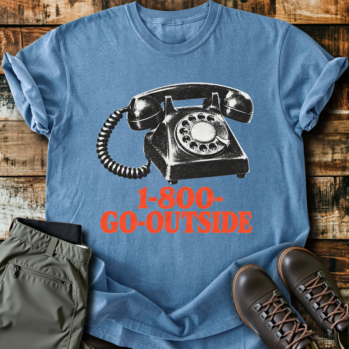 1-800-Go-Outside T-Shirt product image 2
