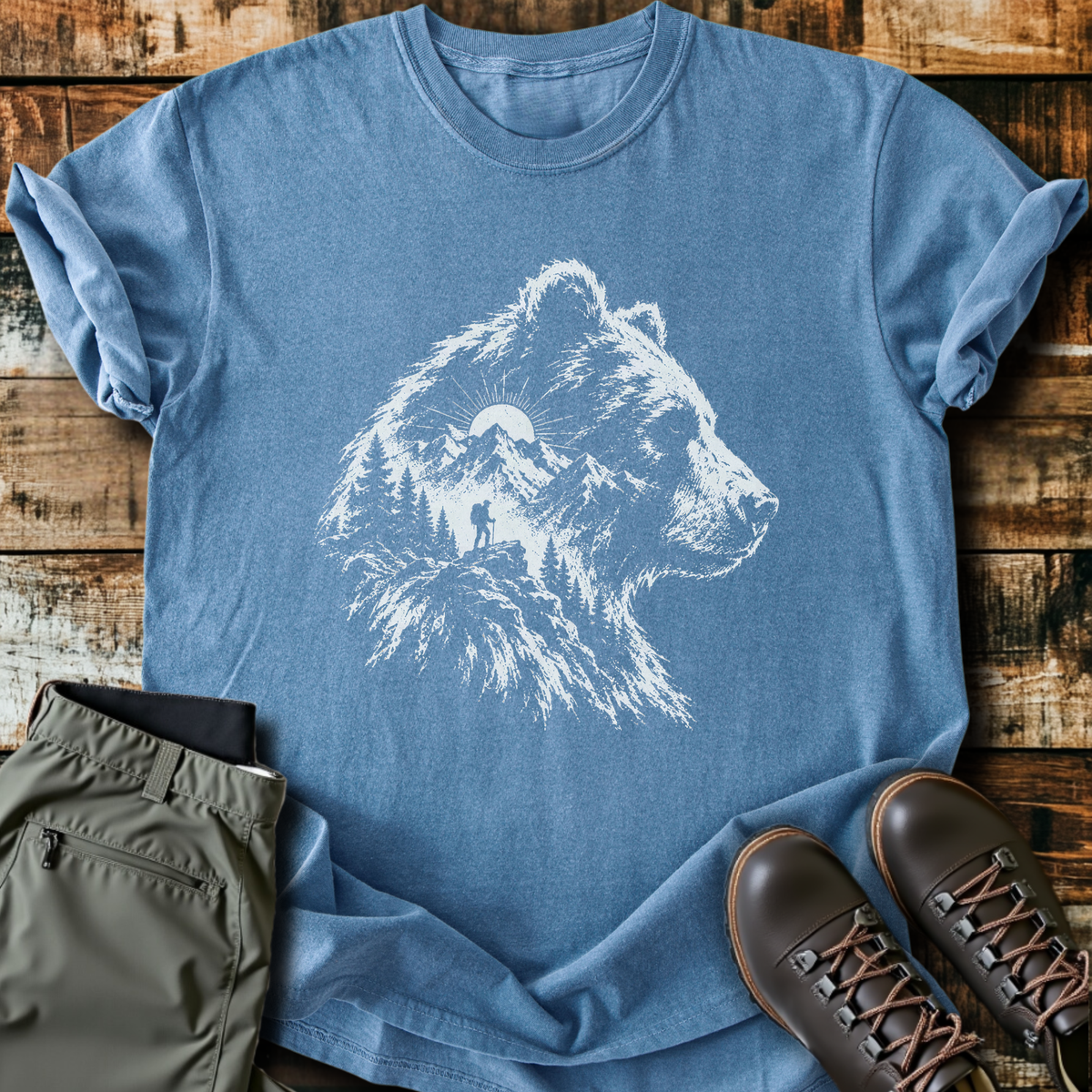 Bear Mountain Double Exposure T-Shirt product image 3