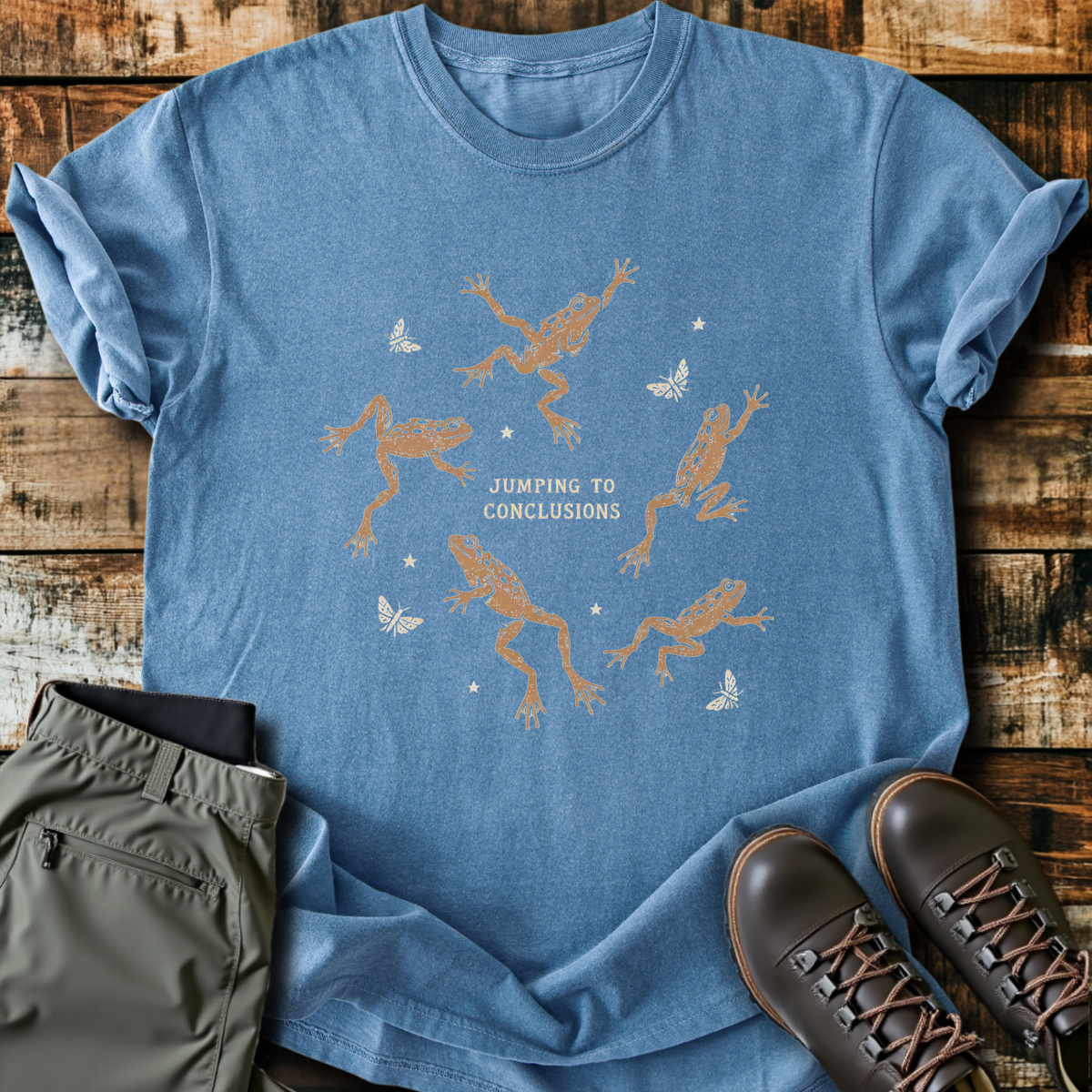 Jumping To Conclusions Frogs T-Shirt product image 4