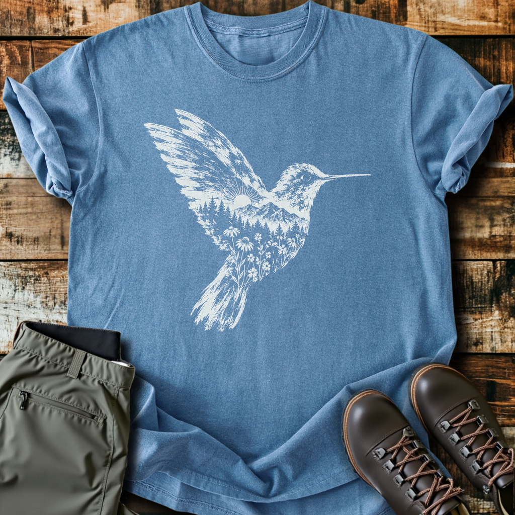 Wildflower Hummingbird T-Shirt product image 2