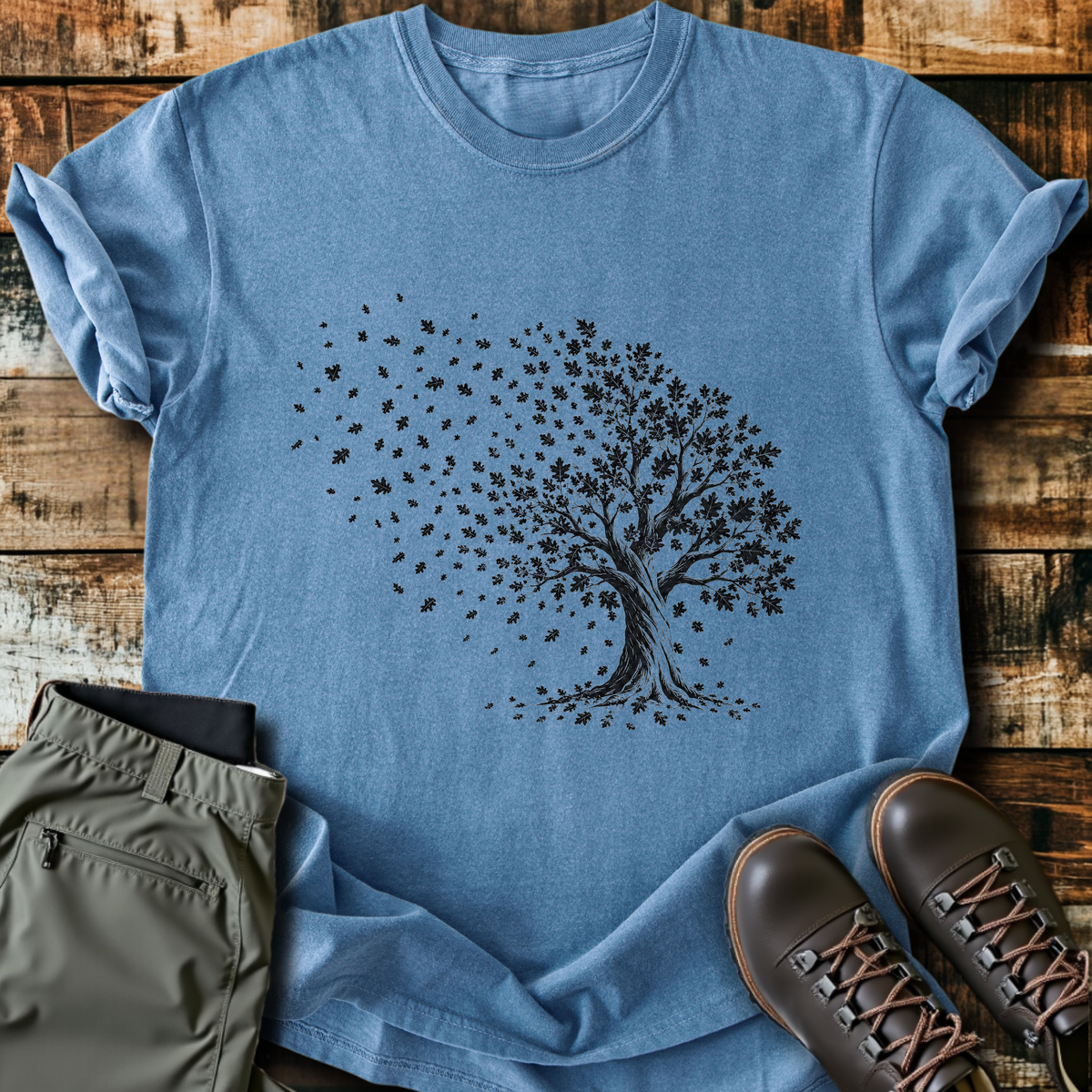 Windy Autumn Tree T-Shirt product image 3