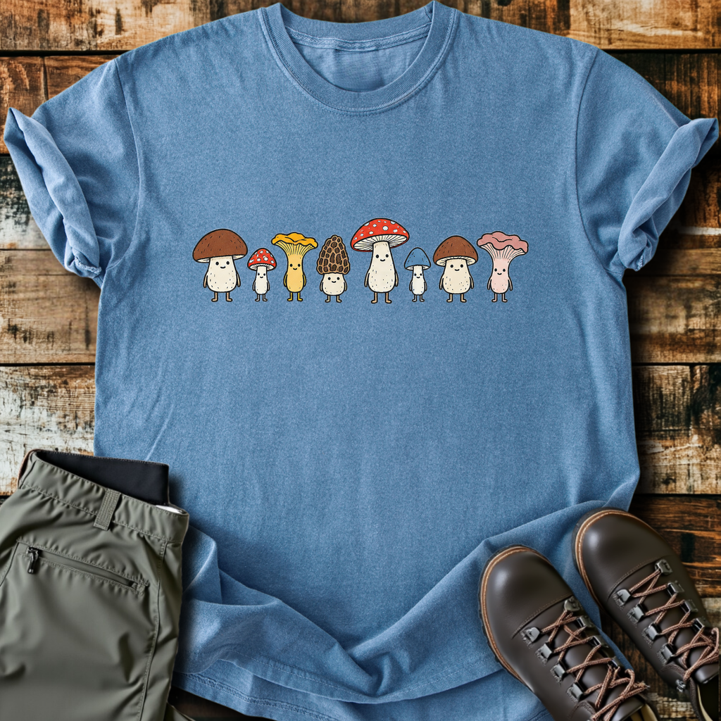 Mushroom Lineup T-Shirt product image 5