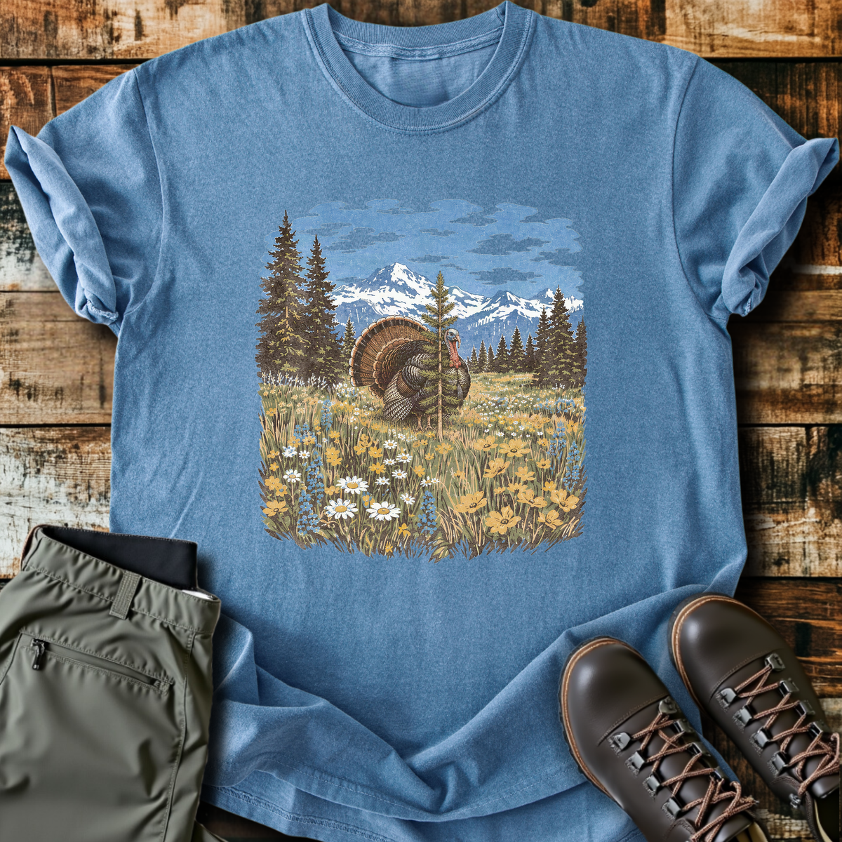 Hiding Turkey T-Shirt product image 5
