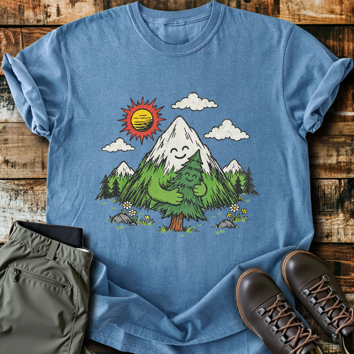 Mountain Hugs Tree T-Shirt product image 5