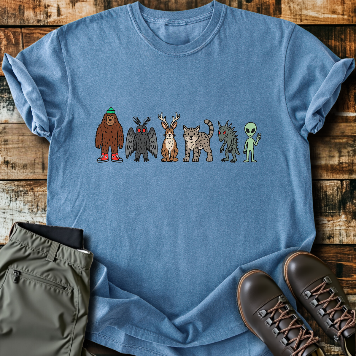 Cryptid Lineup T-Shirt product image 4