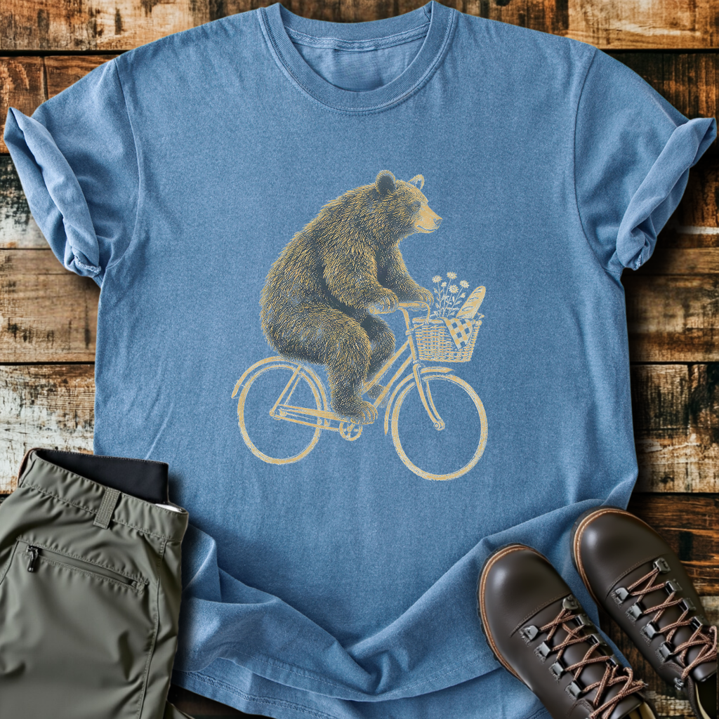 Bear On A Bicycle T-Shirt product image 4