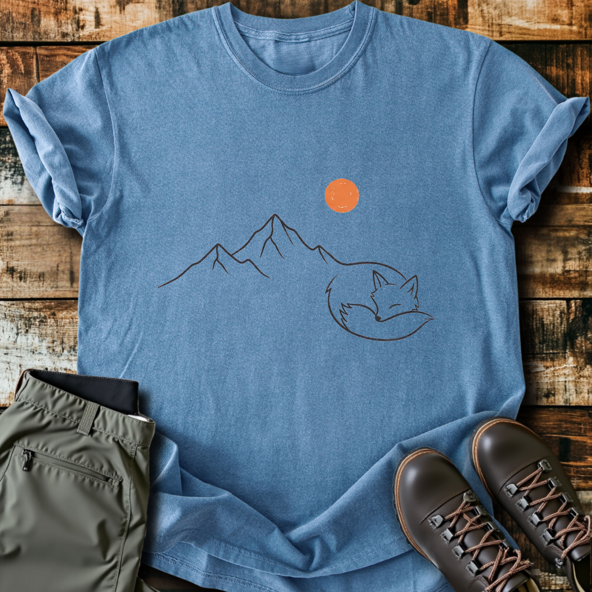 Fox Mountain Line T-Shirt product image 2