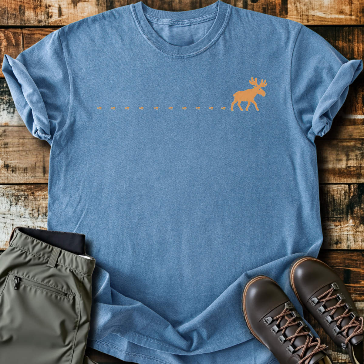 Moose Trail Tracks T-Shirt product image 4
