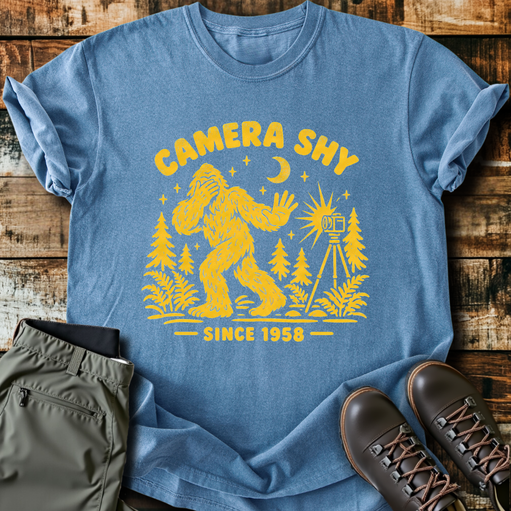 Camera Shy Since 1958 T-Shirt product image 2