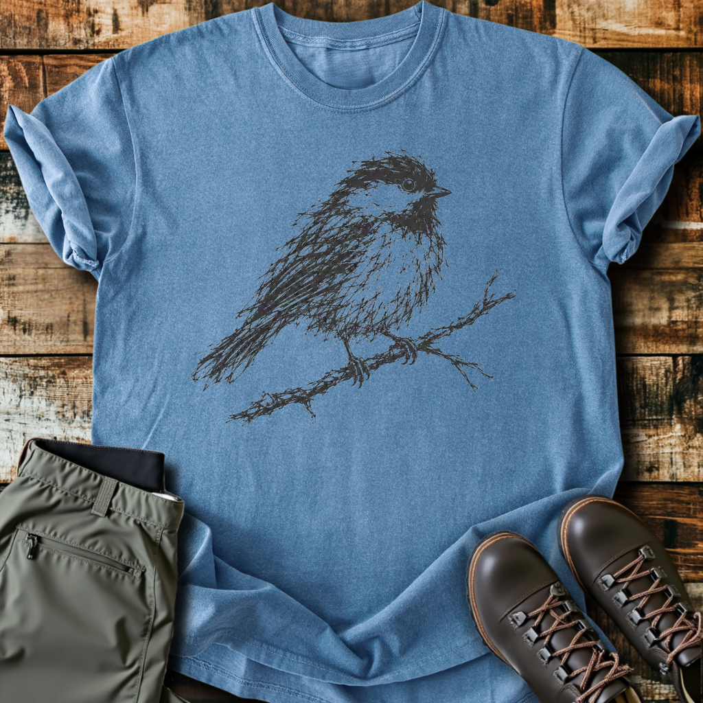 Scribble Chickadee T-Shirt product image 5
