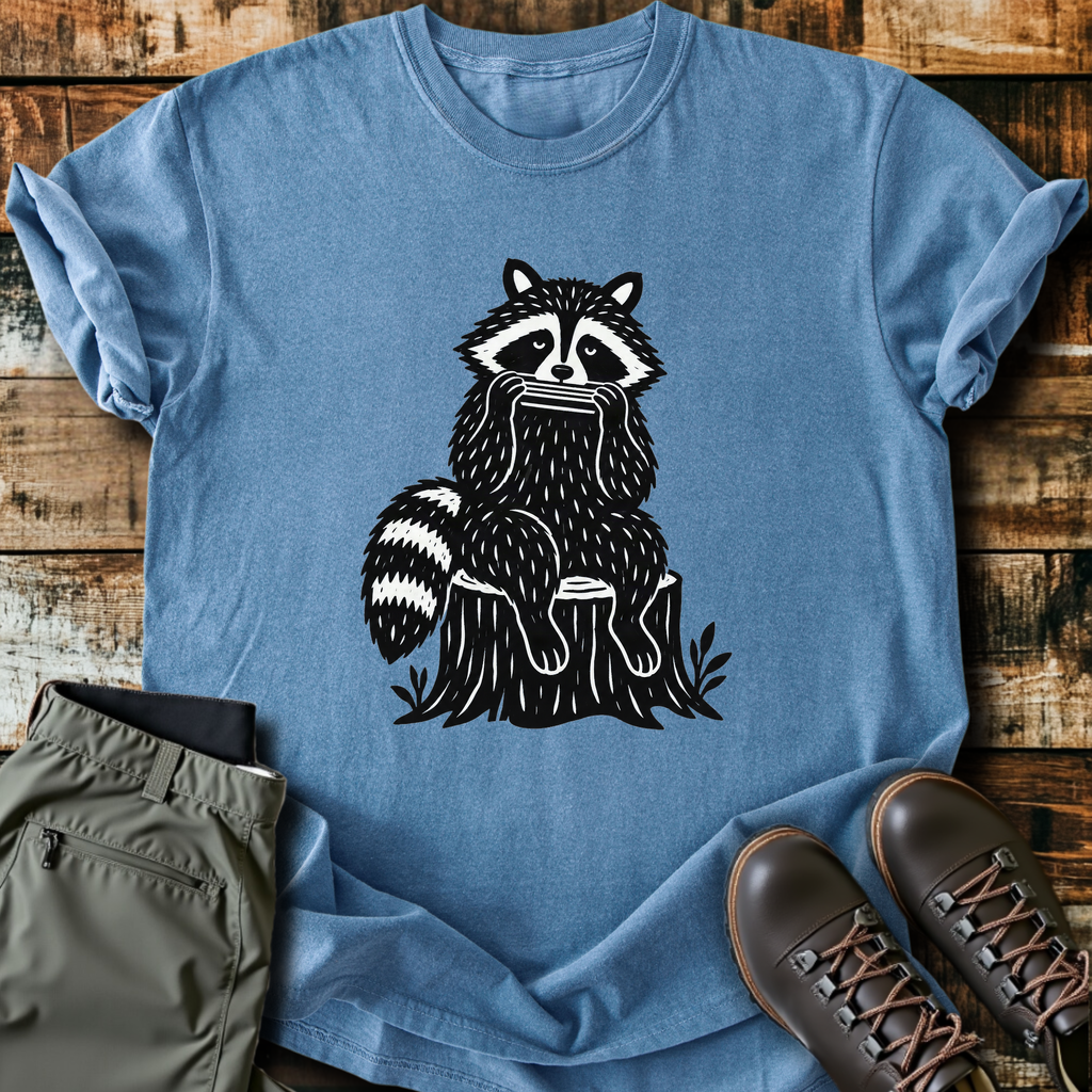 Raccoon On A Stump T-Shirt product image 1