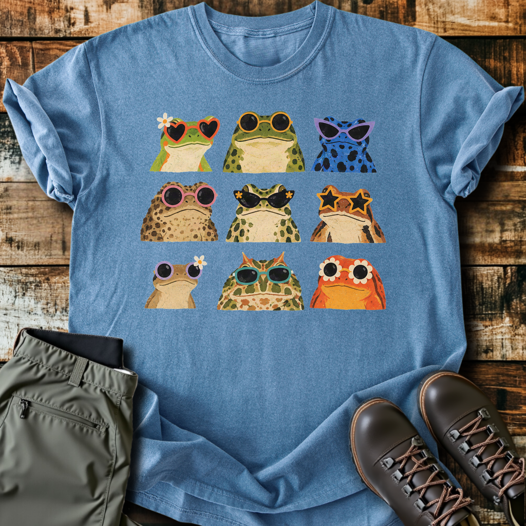 Frogs In Sunglasses T-Shirt product image 5