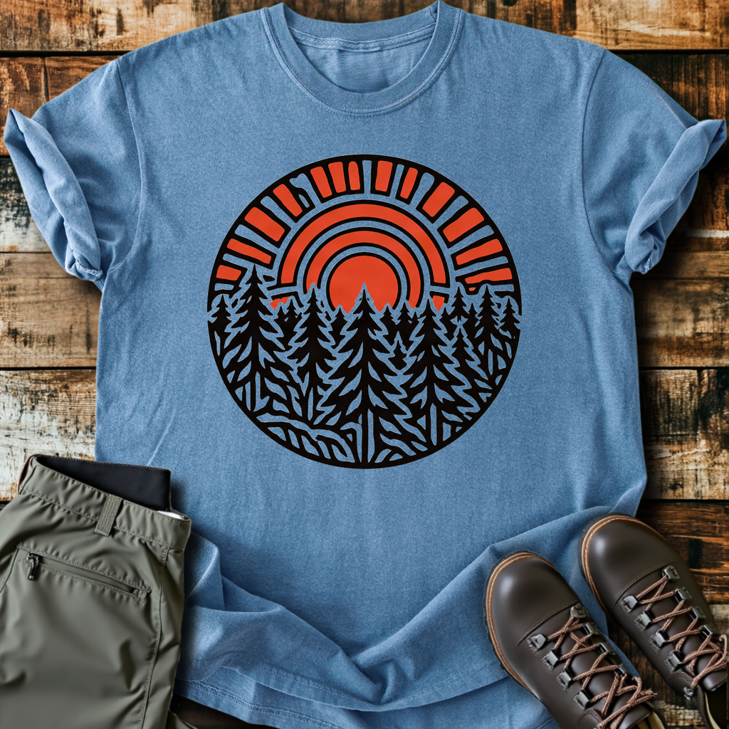 Sunrise Over The Pines T-Shirt product image 2