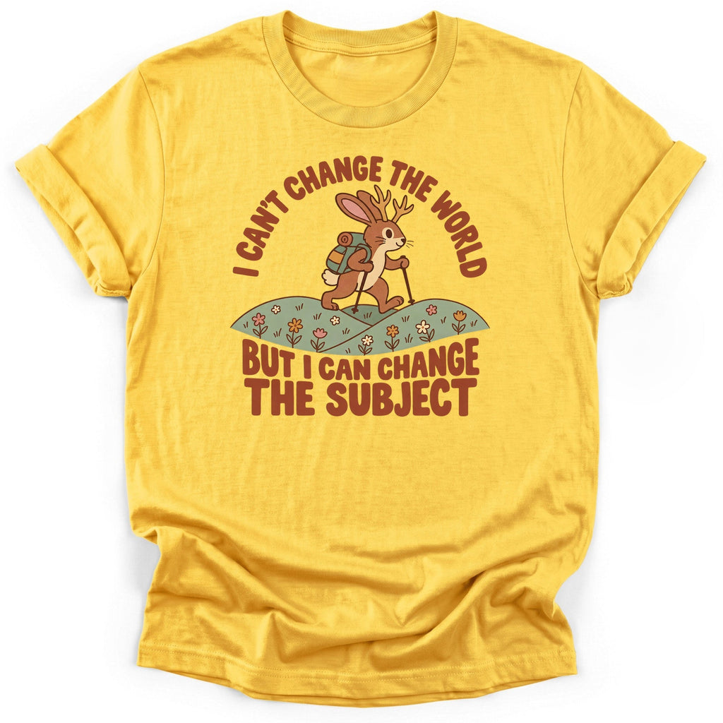 Change The Subject T-Shirt product image 2