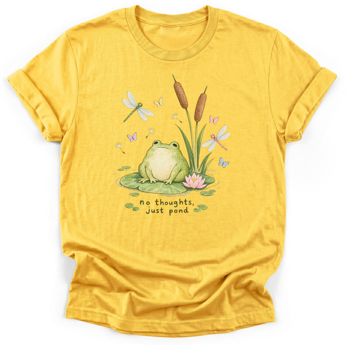 No Thoughts Just Pond T-Shirt product image 2
