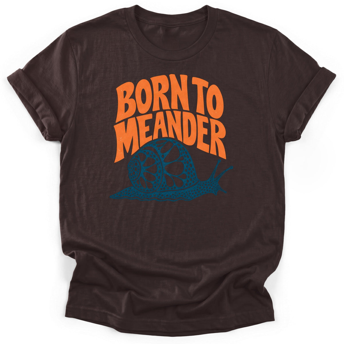 Born To Meander Snail T-Shirt product image 2