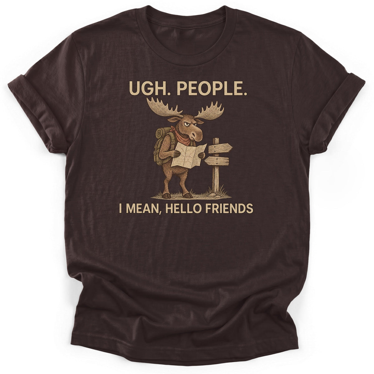 I Hate Everyone I Mean Hello Friends T-Shirt product image 3
