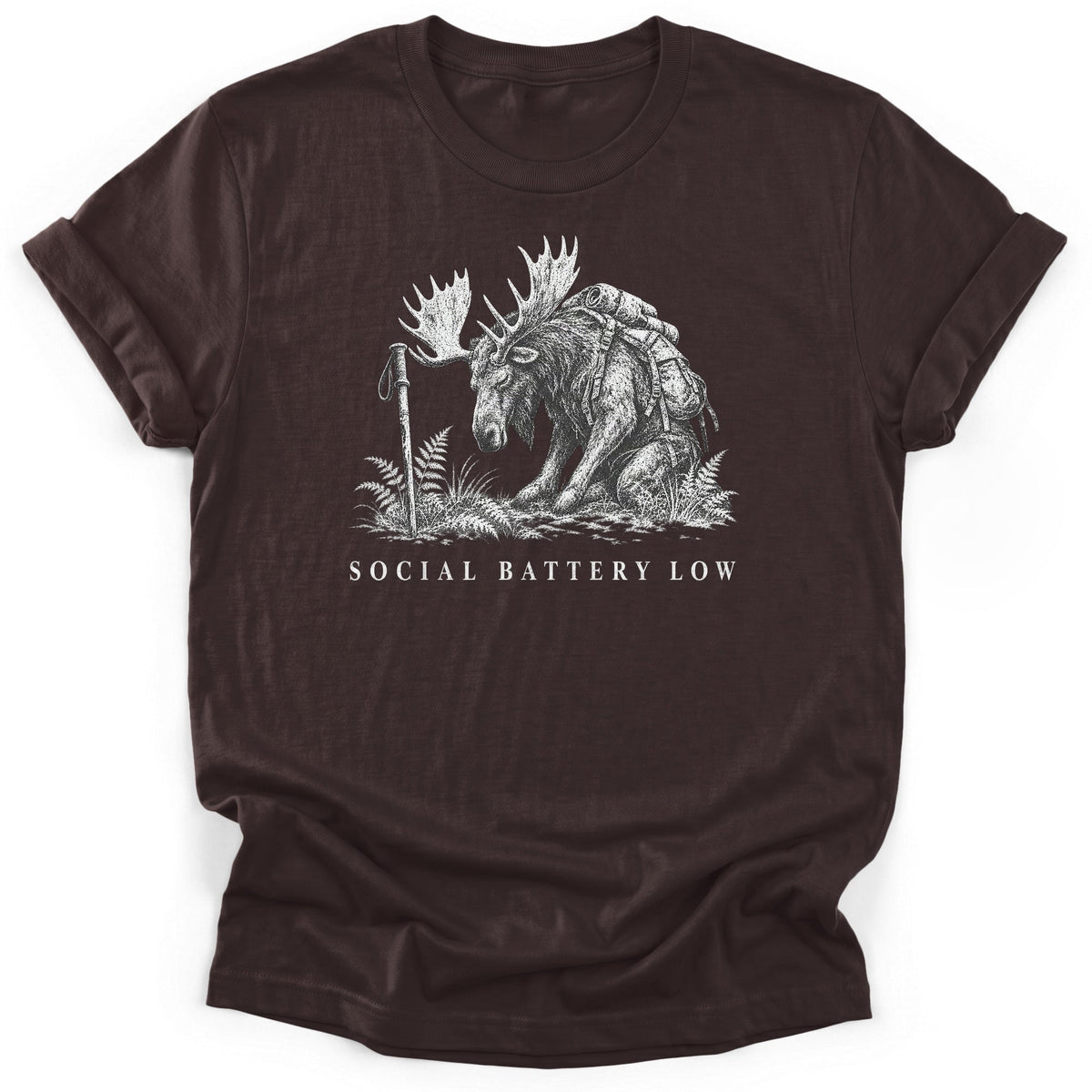 Social Battery Low T-Shirt product image 3