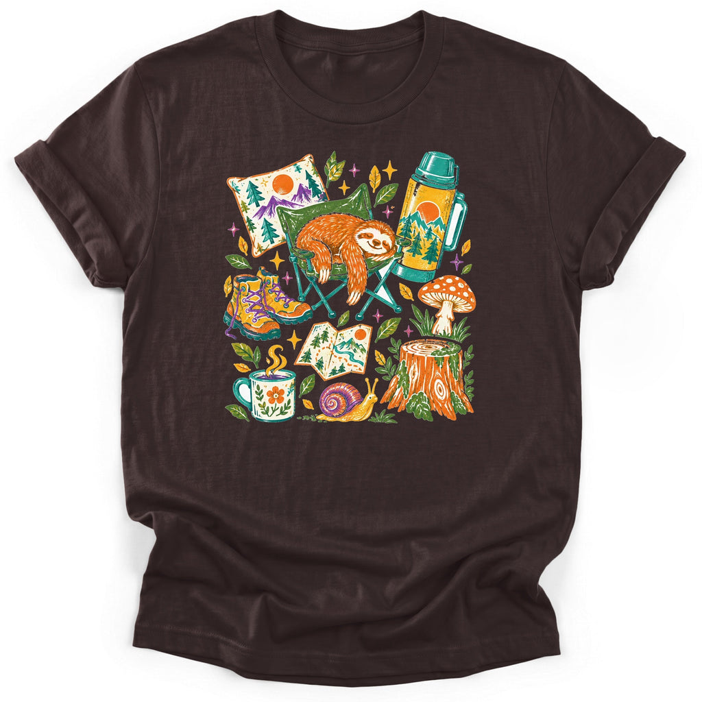 Sloth Camp Nap T-Shirt product image 3