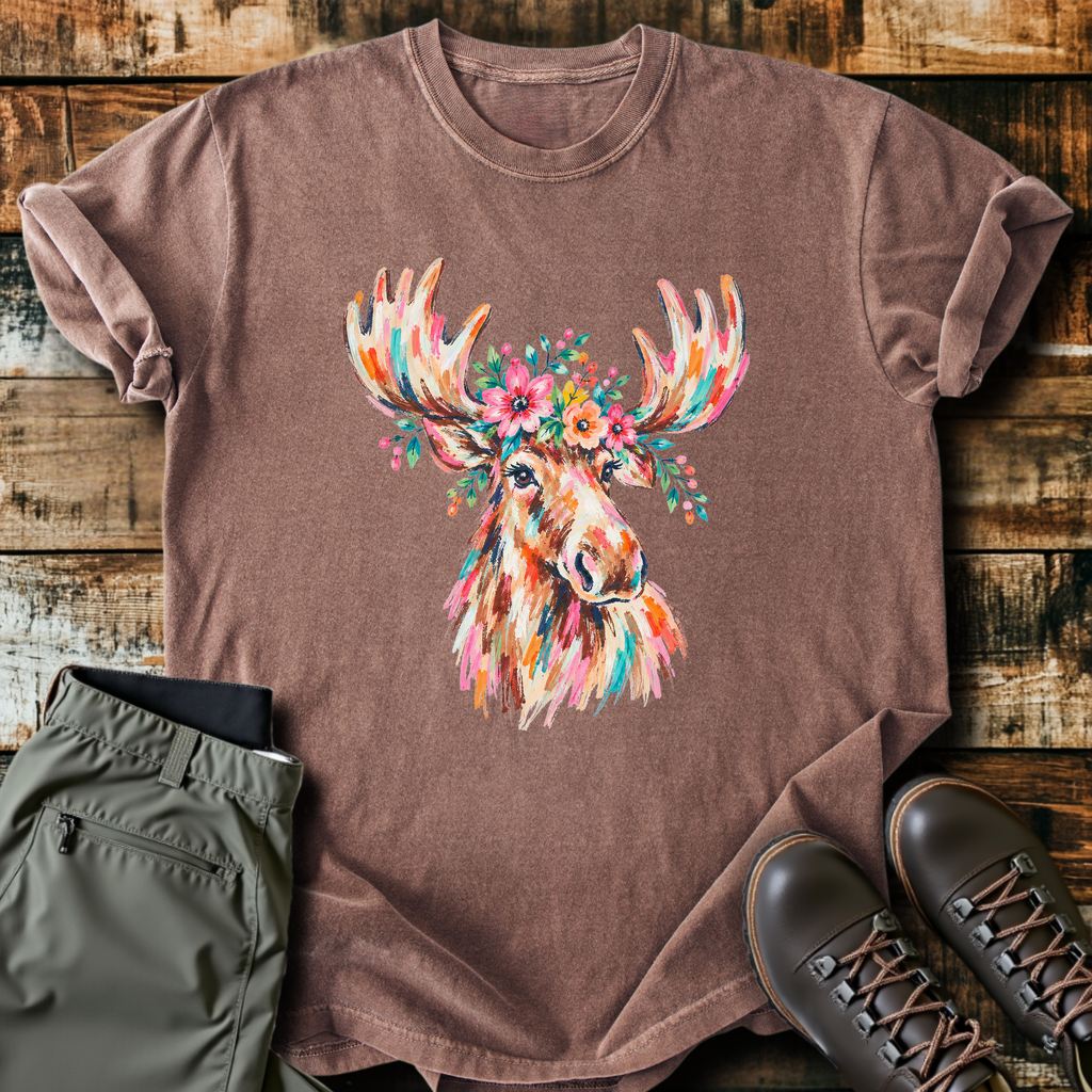 Wildflower Moose T-Shirt product image 4
