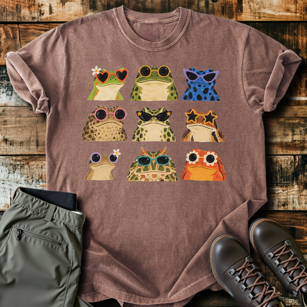Frogs In Sunglasses T-Shirt product image 6